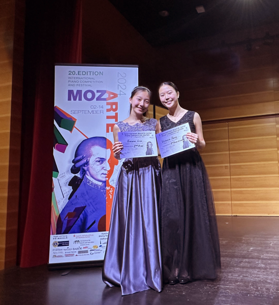 Emma Liu and Victoria Fang Win Awards At International Piano Competition